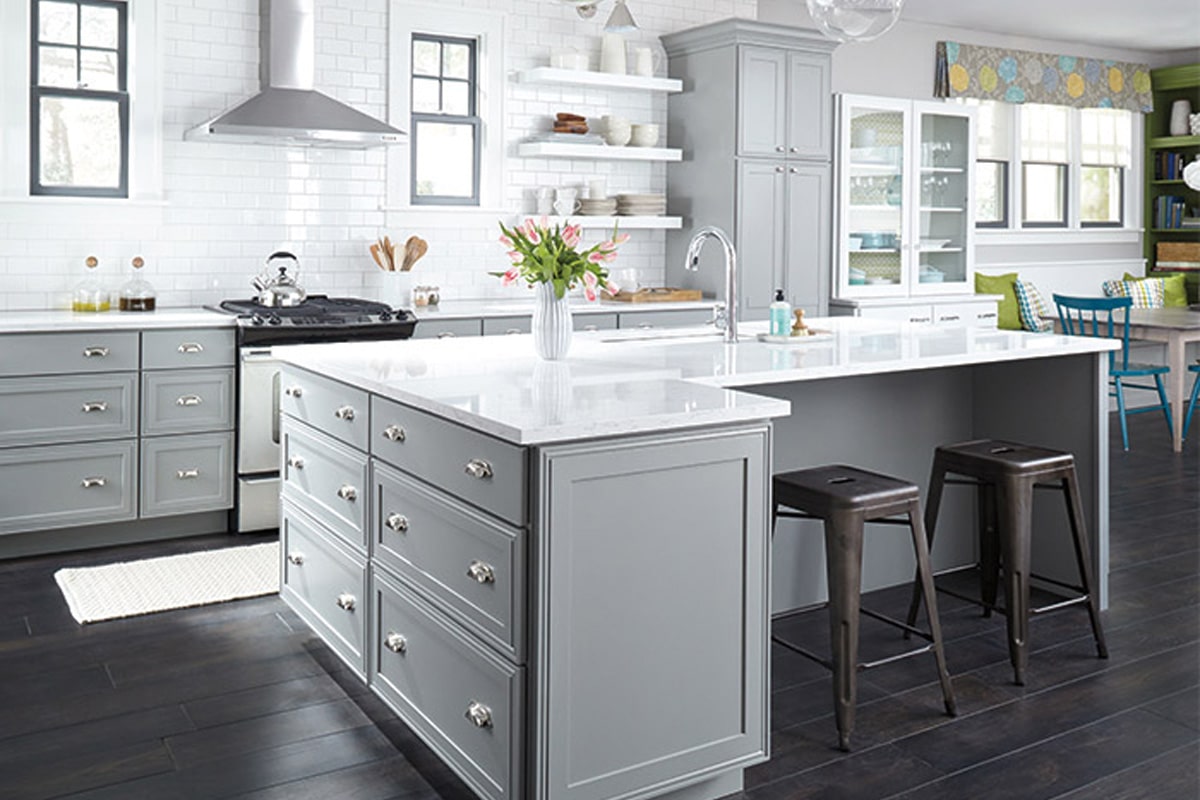 Kitchen island with l shaped seating new arrivals